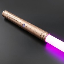 Spada laser RGB pesante duello metallo elsa blaster Yoda Jedi cosplay spada laser
