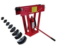 Curvatubi idraulica, Pressa piegatrice,16 tonnellate con 8 matrici