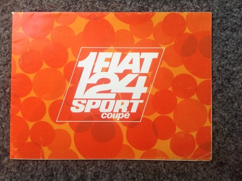 Fiat 124 sport coupe - 124, brochure