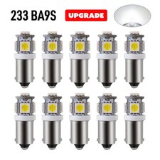 Ba9s 233 Lampadine Laterali Led Bianco Xenon T11 Glb989 T4w Tappo Baionetta 6000k 10x
