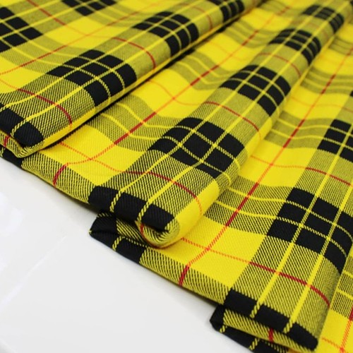 Tessuto tartan giallo macleod - giallo,