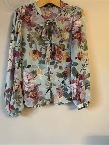 Zara lovely camicia blu - camicia,