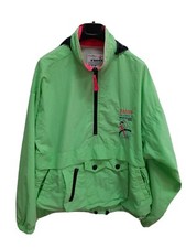diadora sportswear rare giacca a vento tuta felpa giubbotto jacket tg XL verde 