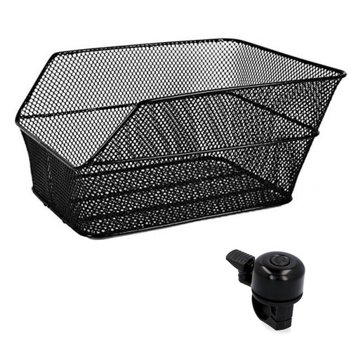 Cestino posteriore nero bici - cestino,
