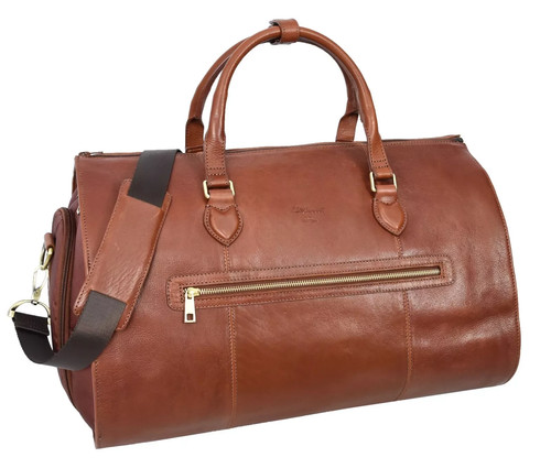 Genuine leather 1 holdall - genuine,