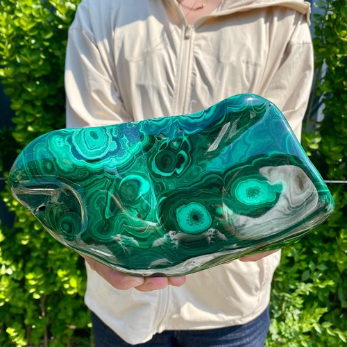 Grappolo trasparente malachite