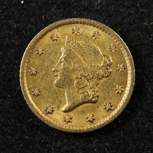 1851 liberty gold - 1851-o, $1