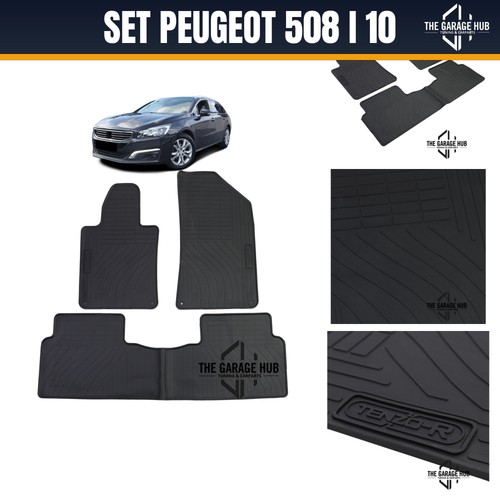 Set tappetini gomma neri - in,