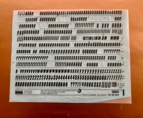 Letraset 1854 30pt - letraset, 1854...