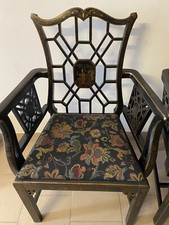 4 Sedie Antiche Cinesi +2 capotavola