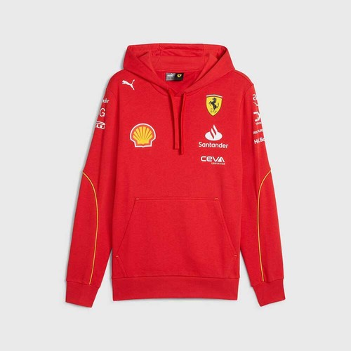 Felpa con cappuccio scuderia - con,