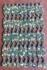 Greca piastrelle in bicottura a rilievo a mano