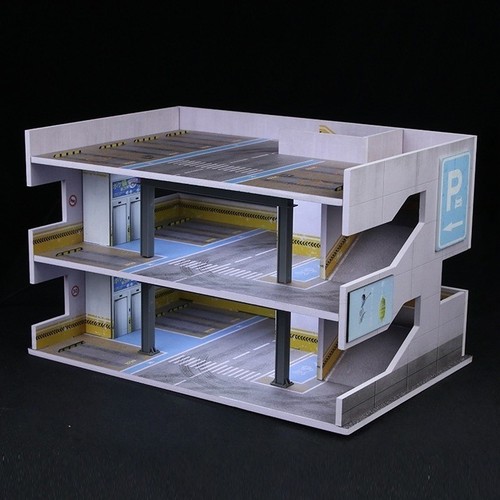 Diorama modellino garage - 1/64,