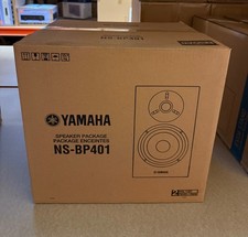 YAMAHA NS-BP401 Home Hifi Stereo Libreria Altoparlanti 2 Vie Cablati Nero Coppia NUOVO