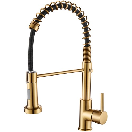 Rubinetto cucina ottone oro