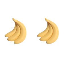 3 paia orecchini a banana
