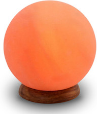 Zen'Light Lampada Di Sale Moon - Lampadina E Cavi Inclusi - Illuminazione Natura