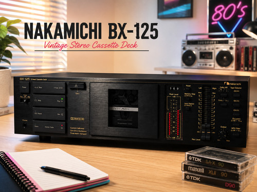 Nakamichi 125 rare - nakamichi, bx-125
