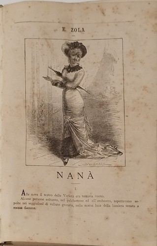 Antico libro nana romanzo - libro, nana'