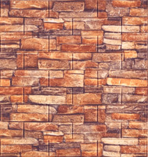 PIASTRELLE DA PARETE 3D, PVC