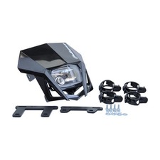 Mascherina Faro Polisport LMX Nera per Aprilia Honda Suzuki KTM Husqvarna