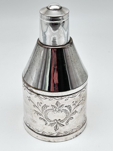 Antica teiera ottone argentato