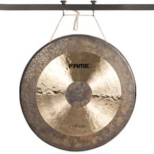 Gong in bronzo 32" fatto a mano suono profondo lungo sustain incl. mazza