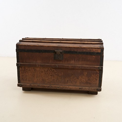 Baule antico legno - baule,