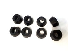 KIT 8PZ.GOMMINI CONICI AMMORTIZZATORI POSTERIORI DUCATI 98 100 12 mm (RG529)