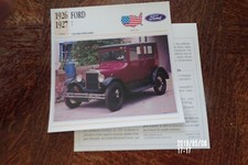 FICHE CARD carte car