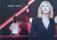 Pubblicità Advertising Italia Clipping 2022 Profumo ARMANI Cate Blanchett.