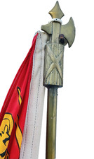 ASTA BANDIERA DELLA MARINA MILITARE ITALIANA PUNTALE FASCIO LITTORIO WW1 WW2