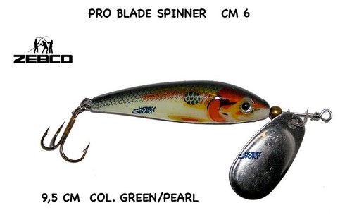 Pro blade spinnner - blade, green
