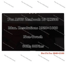 100% sRGB 15,6" per ASUS Zenbook 15 UX533FTC FHD gruppo LCD non touch screen