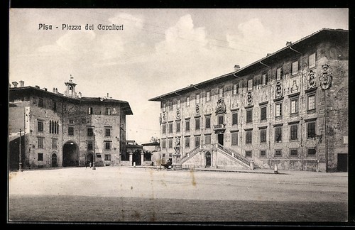 Cartolina pisa piazza dei - cartolina,