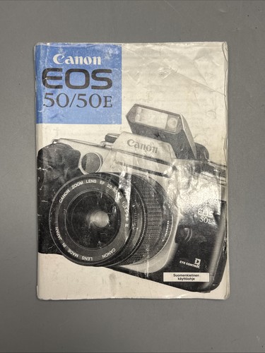 Canon eos 50e käyttöohje - eos, 50/50e