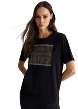 LIU JO T-SHIRT NERO