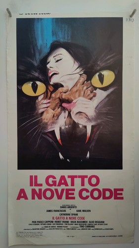 Locandina gatto nove code - locandina,