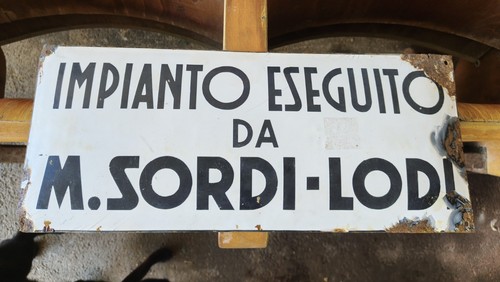 Targa insegna smaltata - targa,