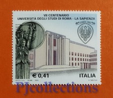 A753-ITALIA-ITALY 2003 UNIVERSITA' DEGLI STUDI "LA SAPIENZA" € 0,41 MNH