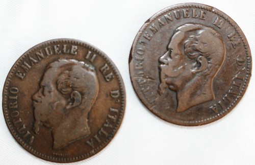 Lotto monete 1862 1863 - 2, e