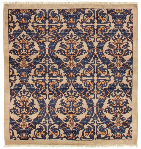 Tappeto tradizionale blu scuro