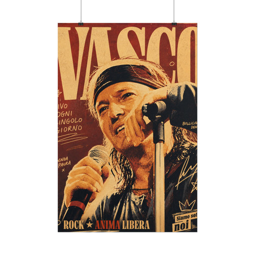Poster 70x100 vasco rossi - poster,