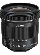 Canon Obiettivo EF-S Grandangolo Lente 14/11 Antiflare 10-18 f/4.5-5.6 IS STM