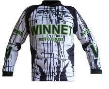 maglia da CROSS DH BMX QUAD S M L XL 2XL 3XL verde KAWASAKI KX 250 125 450 