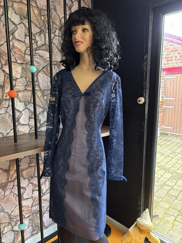 Abito vintage anni pizzo - abito,