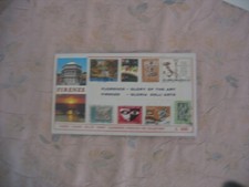 LOTTO FRANCOBOLLI SERIE COMPLETA ITALIA SOUVENIR FIRENZE £.600