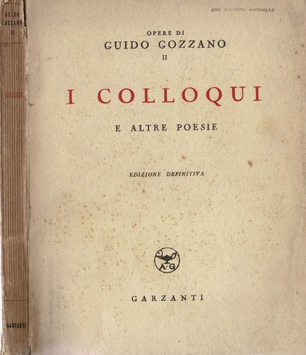 Colloqui altre poesie - e,