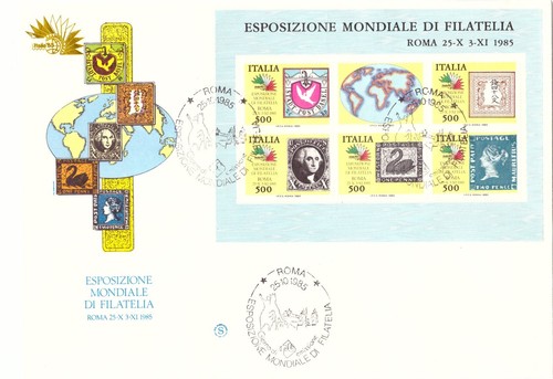 1985 fdc busta primo - primo, giorno