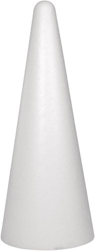 Cono polistirolo bianco - cono,